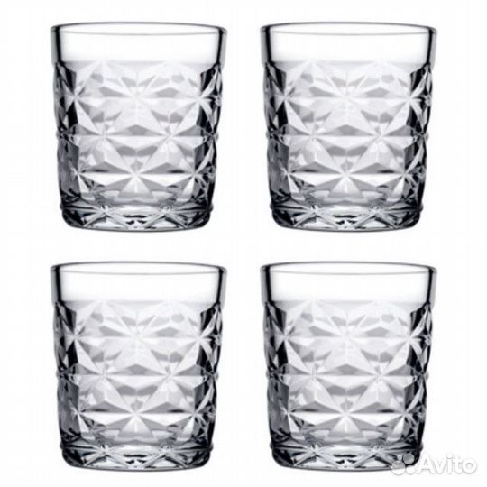 Набор стаканов pasabahce Estrella 4шт 305мл низкие