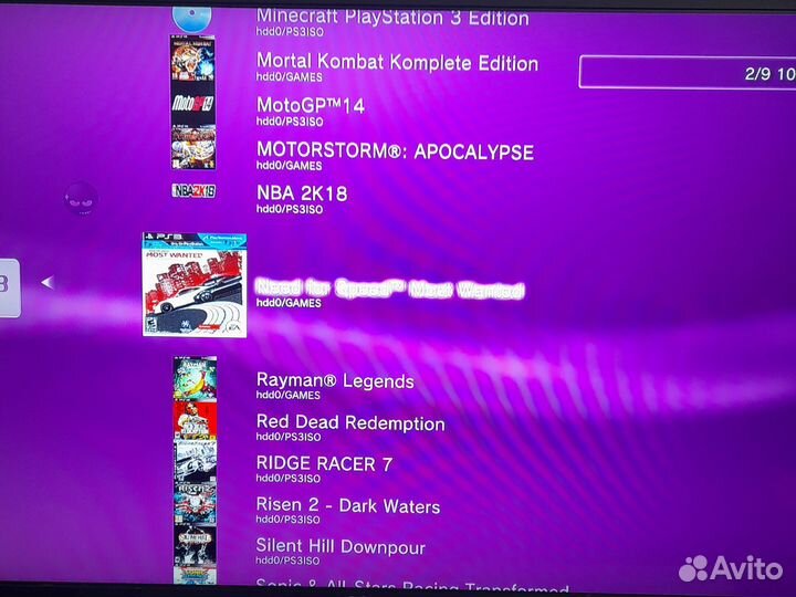 Sony playstation 3 super slim 1TB прошита 54 игры