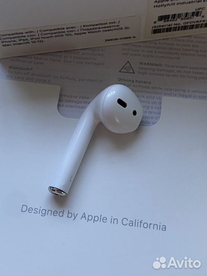 Apple Airpods 1 наушник левый новый оригинал