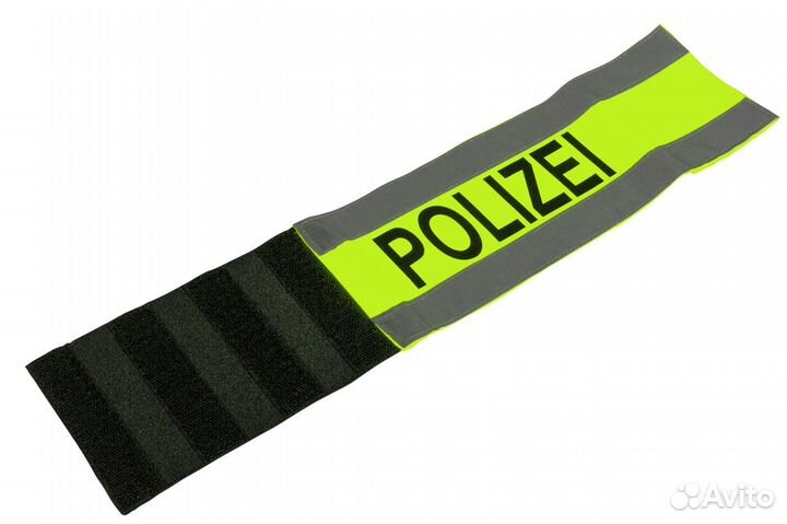 Recognition armband police signal color with refle