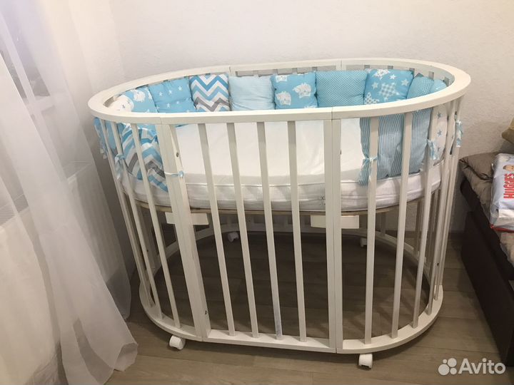 Детская кроватка круглая