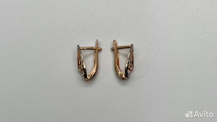 Золотые серьги 585 пробы