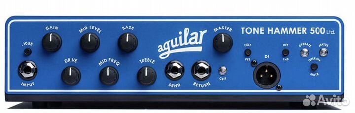 Aguilar Tone Hammer 500-Super Light 500W Wh/bl/gld