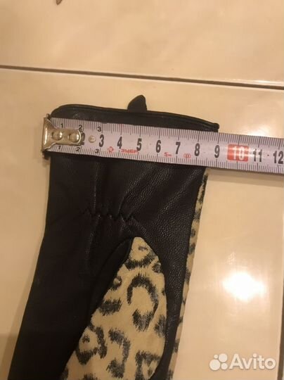 Перчатки женские кожаные новые