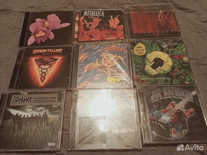 Фирменные и лиц CD диски (русский рок,metal)