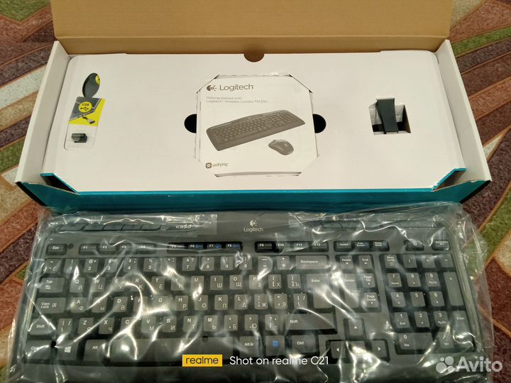 Новый комплект Logitech Wireless Combo MK330