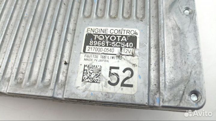 Блок управления двигателем Toyota Ractis NCP120