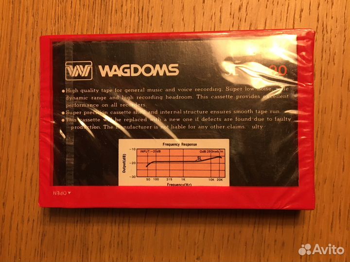 Аудиокассеты запечатанные wagdoms SL90