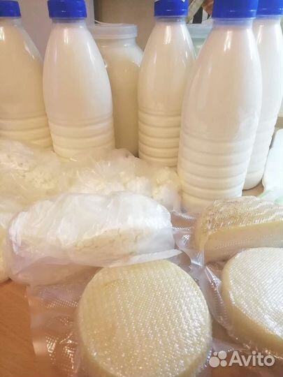 Козье молоко, творог, масло, сыр