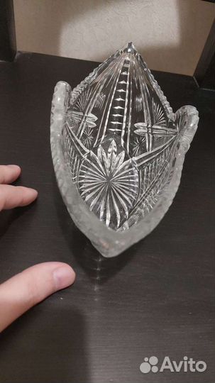 Конфетница из хрусталя
