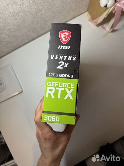 Видеокарта MSI geforce rtx 3060 ventus 2X 12G OC