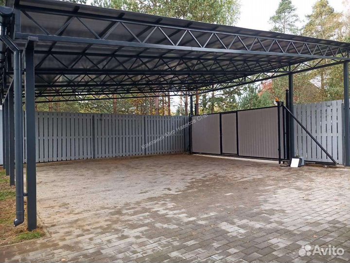Заборы навесы
