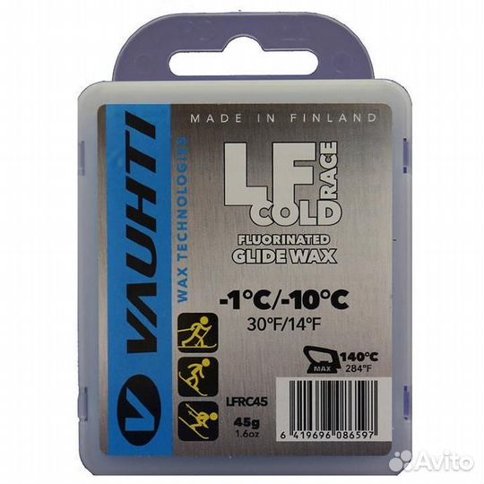 Парафин vauhti LF-race Cold, (1-10 C), 45 g