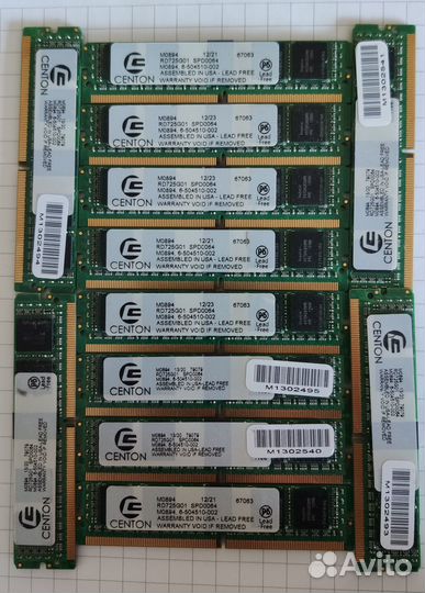 Centon RD725G01 4GB PC3-10600 DDR3-1333MHz ECC Reg