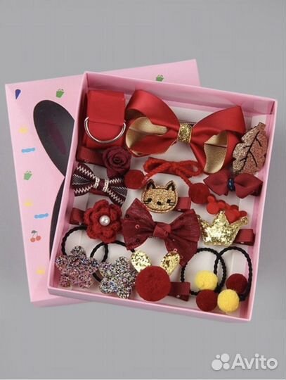 Заколка для волос, резинка для волос, набор