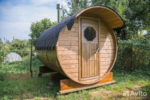 Круглая Баня бочка 