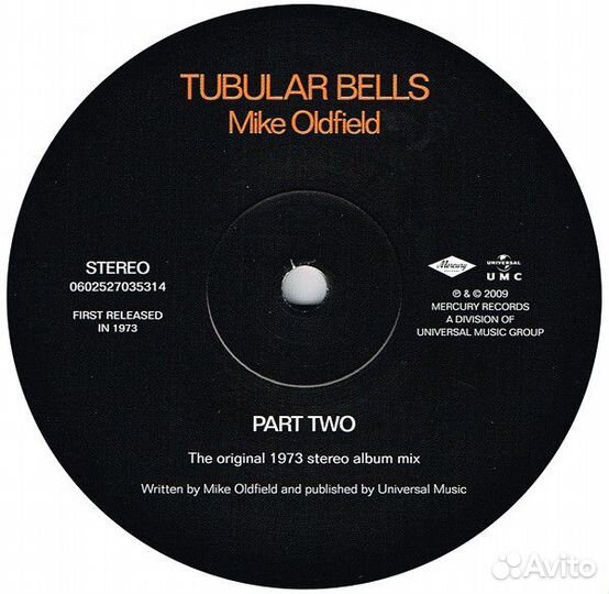 Виниловая пластинка Oldfield, Mike, Tubular Bells