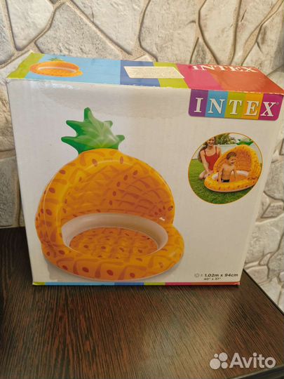 Детский надувной бассейн intex