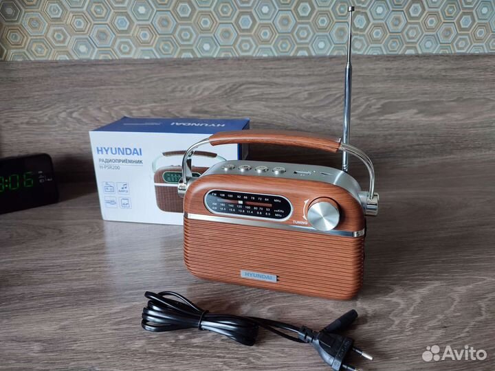 Радиоприёмник с mp3 и Bluetooth hyundai h-psr200