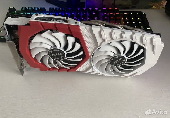 Msi rx 580 8 gb gaming X White кастом