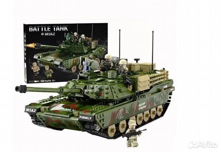 Конструктор T3016 Танк M1A2 1968 дет