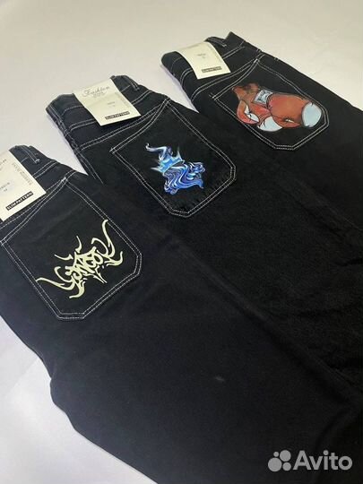 Джинсы широкие jnco