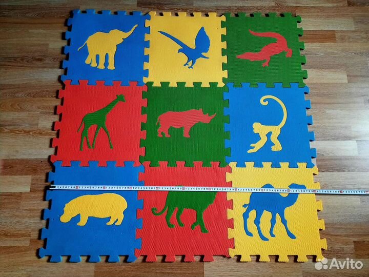 Детский коврик-пазл игровой