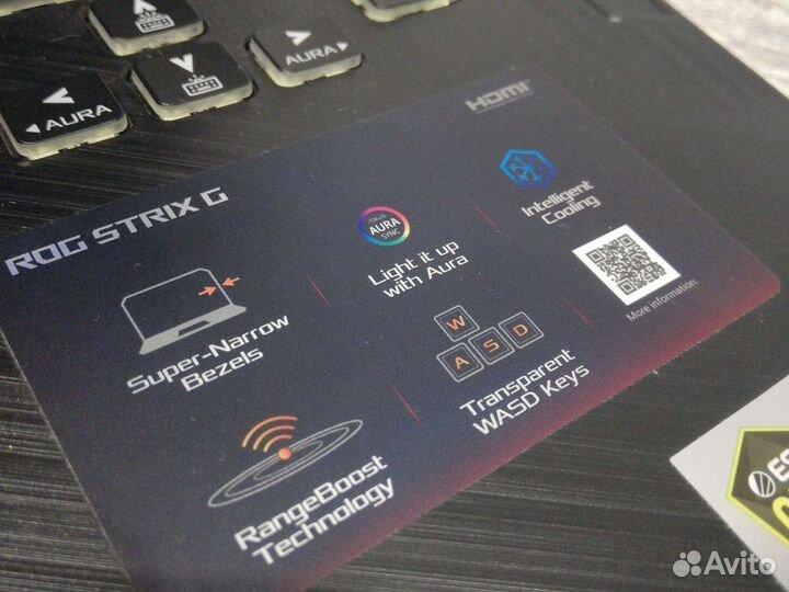 Asus ROG Strix (IPS/i7-9750/GTX1650/16GB/SSD 512GB