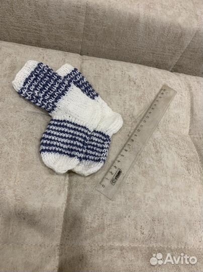 Пинетки вязаные, носочки
