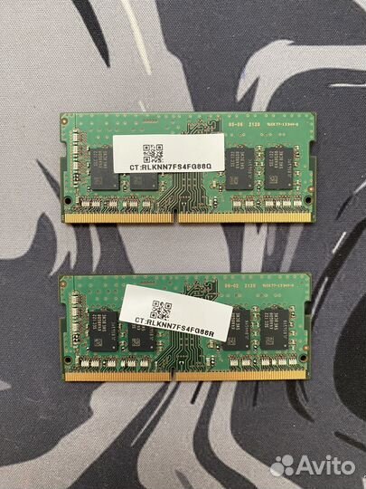 Оперативная память ddr4 16gb samsung