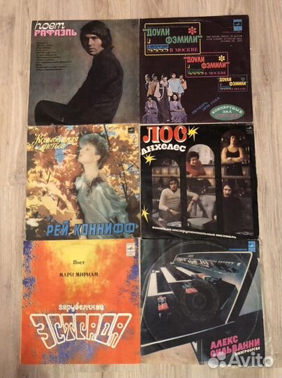 Виниловые пластинки, зарубежная эстрада