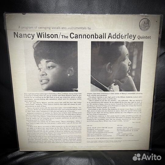 Nancy Wilson Cannonball Adderley