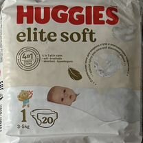 Подгузники huggies elite soft 1 20 штук