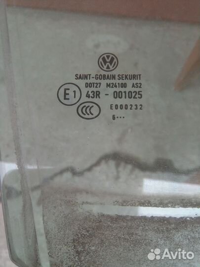 Стекло боковое двери перед.прав.VW, задн.прав.BMW