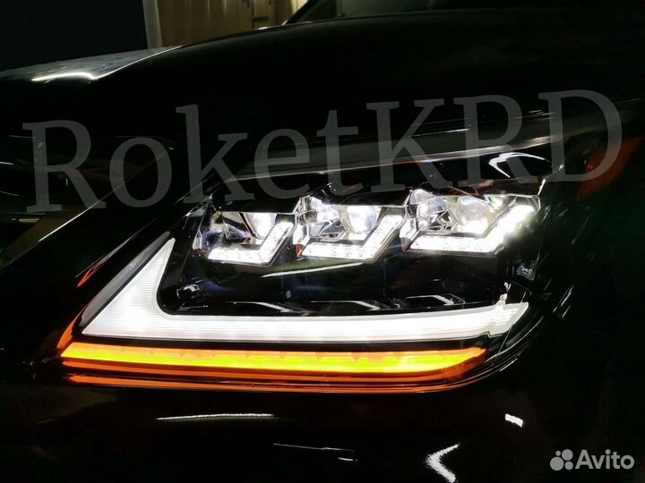 Фары Lexus LX 570 LED стиль 2016 года