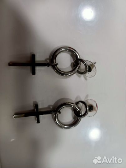 Серьги серебро