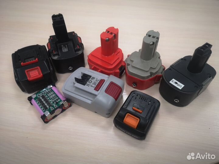 Ремонт аккумуляторов от шуруповертов и пылесосов