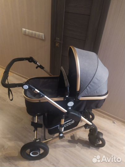 Детская коляска, трансформер, 2 в 1, 