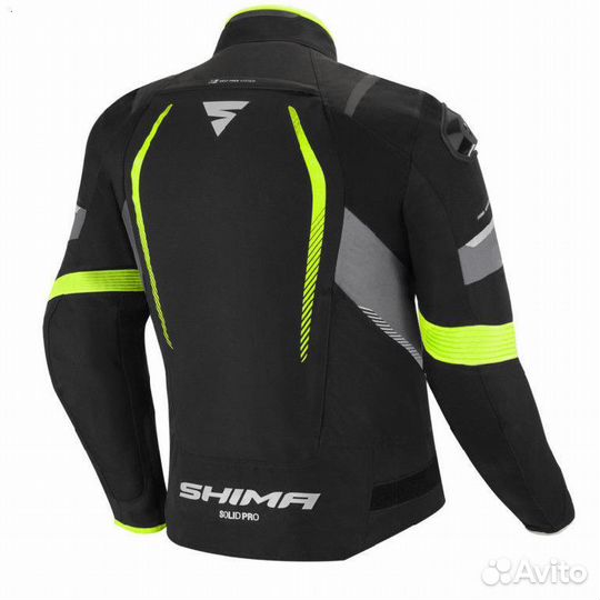 Мотокуртка shima solid PRO fluo