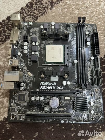 Материнская плата FM2A68M-DG3+