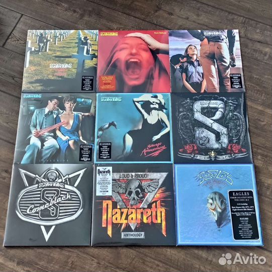 Виниловые пластинки The Queen, Scorpions,Nazareth