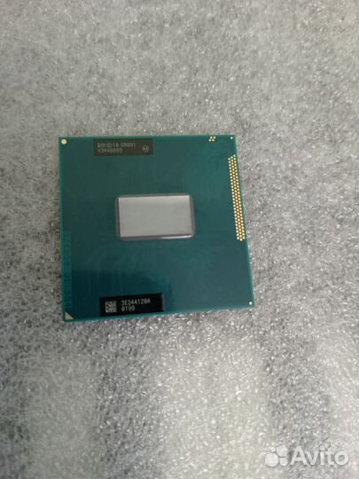 Процессор core i3 3110m. 2,4 Ggz 4 потока 3 покал