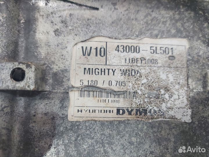 Контрактная МКПП 43000-5L501 Hyundai HD78 с D4GA