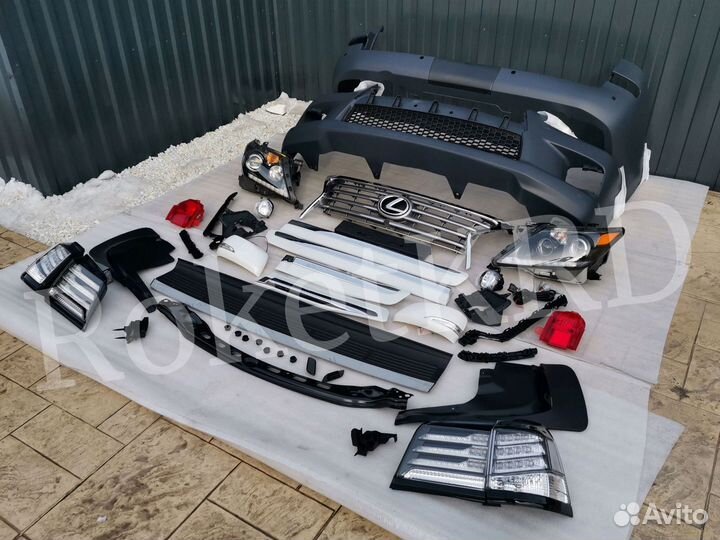 Рестайлинг Lexus LX 570 из 07 в 12-15 полный