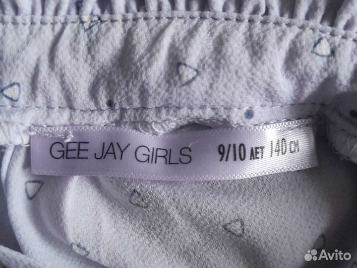 Блузка школьная для девочки 140