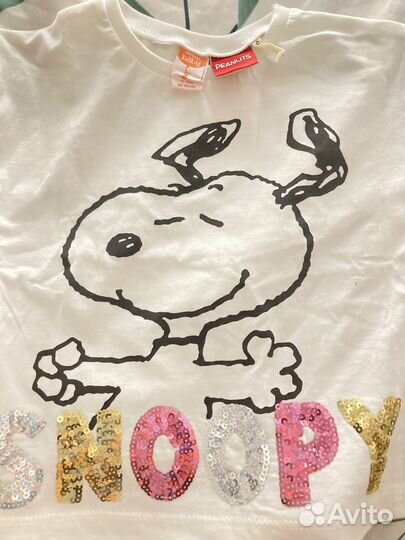 Футболка Снупи на 12-18 мес
