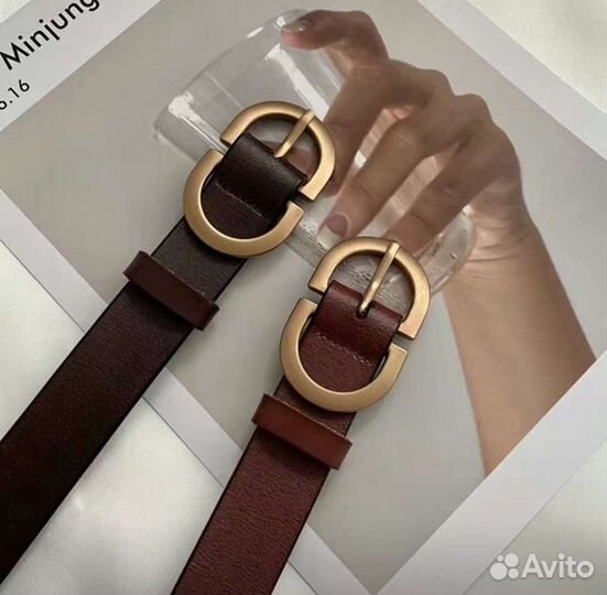 Ремень женский кожаный no name