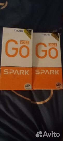 Коробки от смартфона Spark GO2023