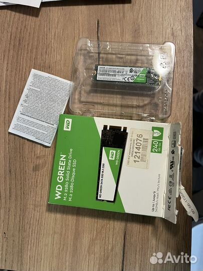 Ssd m2 SATA wd 240gb