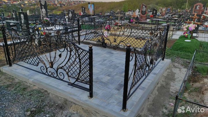 Установка памятников, благоустройство захоронений